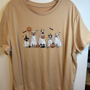 Halloween Dog Graphic T-Shirt
